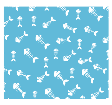 Keuken behang wegen skelet - TenStickers
