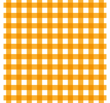 Keuken behang oranje geruit motief - TenStickers