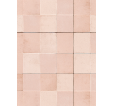 Keuken behang roze tegelpatroon - TenStickers