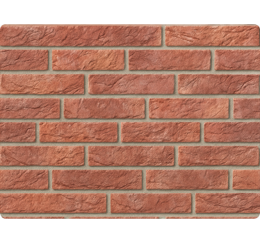 Bakstenen behang blush watercolor tuin - TenStickers