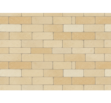 Behang stenen beige gele bakstenen - TenStickers