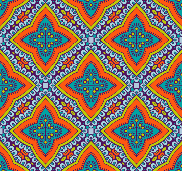 Geometrisch motief decor geometrisch behang - TenStickers