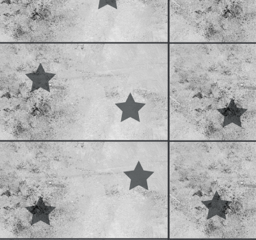 Behangpapier beton beton grijze sterretjes - TenStickers