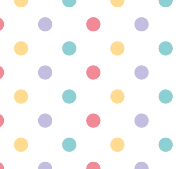 Rondjes behang Kleurrijke confetti - TenStickers