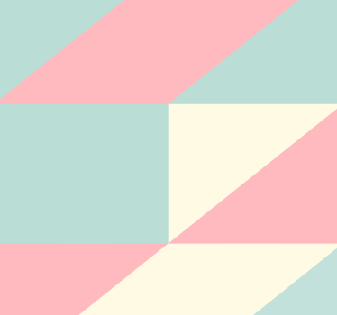 Geometrische pastel driehoeken geometrisch behang - TenStickers