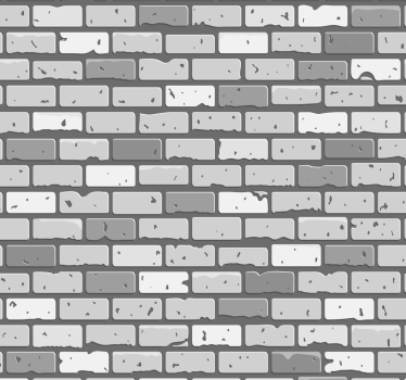 Getextureerde baksteen bakstenen behang - TenStickers