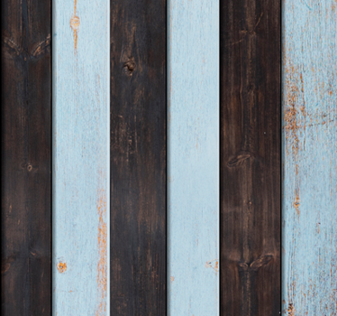 Rustiek plankpatroon hout behang - TenStickers