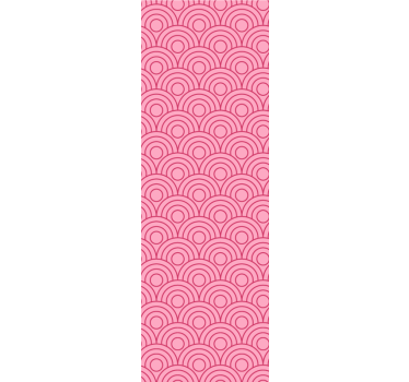 Cirkelvormige patronen geometrisch behang - TenStickers