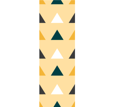 Geometrische drieklank geometrisch behang - TenStickers