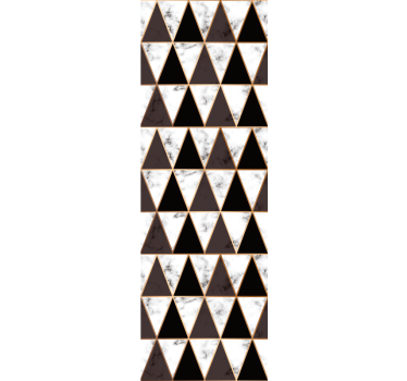 Geometrische marmeren driehoeken geometrisch behang - TenStickers