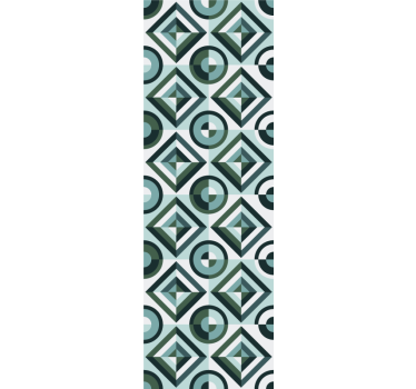 Geometrische patroon elegantie geometrisch behang - TenStickers
