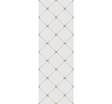 Geometrische diamantlijnen behang vierkant - TenStickers