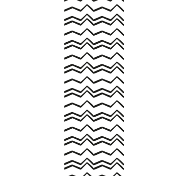 Geometrische zigzag geometrisch behang - TenStickers