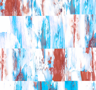 Abstract behang met prachtig ontwerp - TenStickers