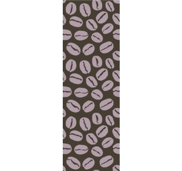 Koffiebonen patroon keuken behang - TenStickers