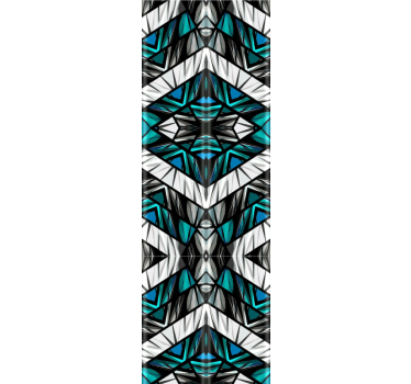 Caleidoscopische symmetrie geometrisch behang - TenStickers