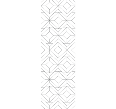 Kubiek patroon geometrisch behang - TenStickers
