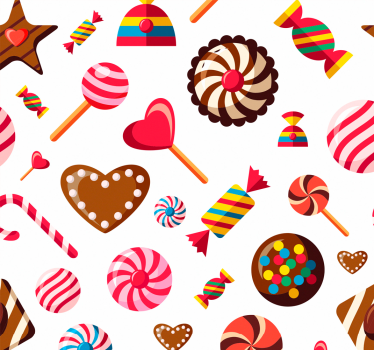 Behang keuken snoep - TenStickers