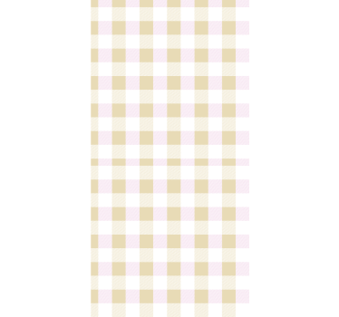 Gingham-cheque behang vierkant - TenStickers