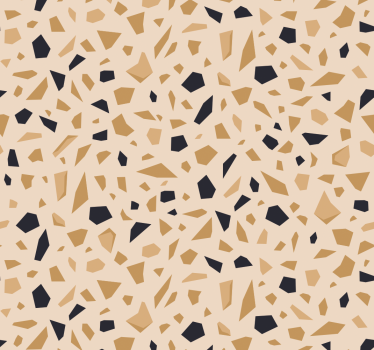 Terrazzo-patroon geometrisch behang - TenStickers