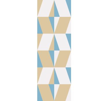 Driehoekig motief geometrisch behang - TenStickers