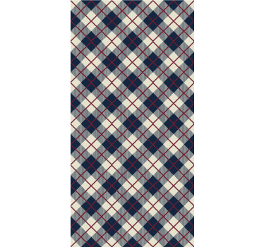 Argyle-patroon geometrisch behang - TenStickers