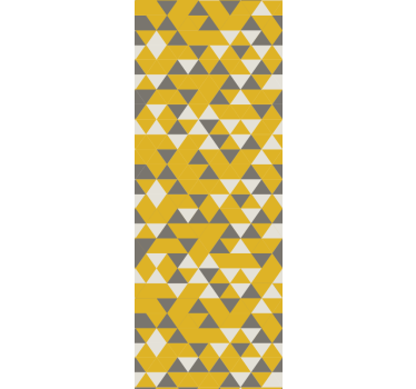 Geometrische driehoekcombinatie geometrisch behang - TenStickers