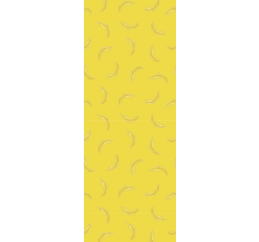 Ontwerp met bananenmotief keuken behang - TenStickers