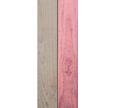 Getextureerde houten panelen hout behang - TenStickers