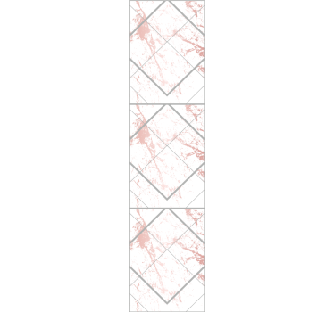 Geometrisch gestructureerd ontwerp marmeren behang - TenStickers