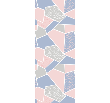 Geometrische collage geometrisch behang - TenStickers
