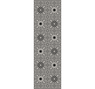 Geometrisch doolhofmotief geometrisch behang - TenStickers
