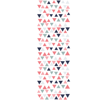 Geometrische driehoekstructuur geometrisch behang - TenStickers