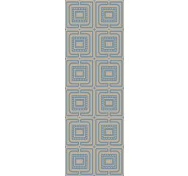 Geometrische retro vierkanten geometrisch behang - TenStickers