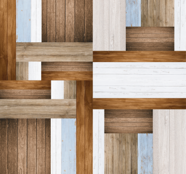 Behang met print Diverse patronen Hout - TenStickers