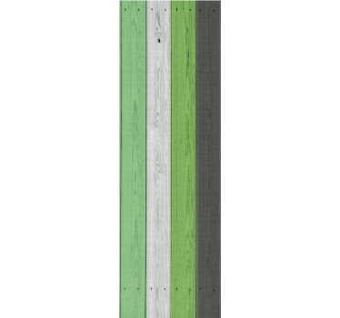Gestreept houtpatroon hout behang - TenStickers