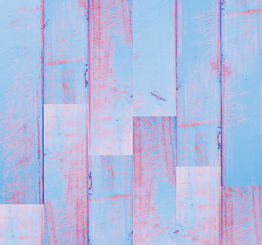Behang met print in blauw met paars/roze - TenStickers