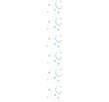 Geometrische vormen spelen geometrisch behang - TenStickers