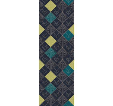 Geometrisch decoratief motief geometrisch behang - TenStickers