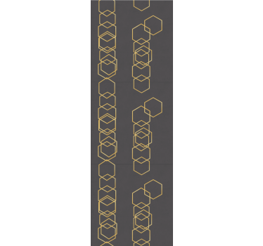 Geometrisch behang met lijnenspel ontwerp - TenStickers