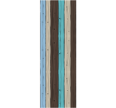 Gestileerde planken hout behang - TenStickers