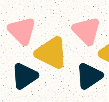 Behang geometrisch Driehook Patroon - TenStickers