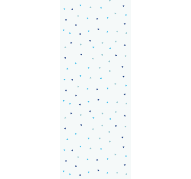 Minimalistische driehoeken geometrisch behang - TenStickers