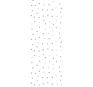 Verspreide driehoeken geometrisch behang - TenStickers