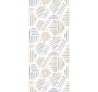 Abstract lineair patroon geometrisch behang - TenStickers
