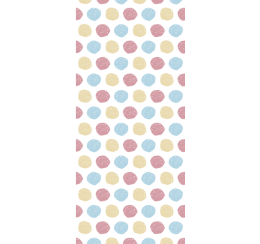 Stippenmotief stippen behang - TenStickers