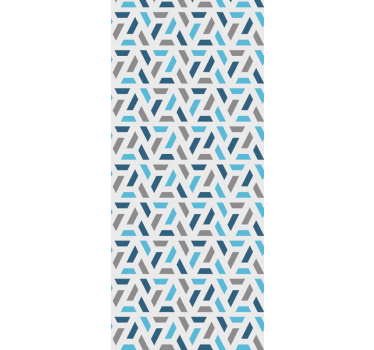 Abstracte in elkaar grijpende patronen geometrisch behang - TenStickers