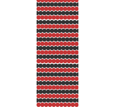 Geometrische sint-jakobsschelpen geometrisch behang - TenStickers