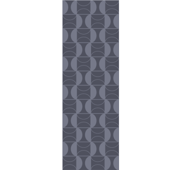 Moderne gebogen vormen geometrisch behang - TenStickers