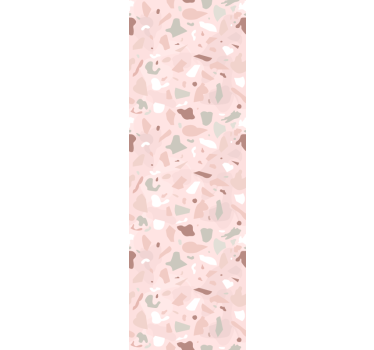 Zachte abstracte vormen behang print - TenStickers